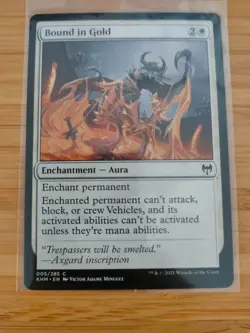 MTG Bound in Gold 005 Kaldheim M/NM Free UK P&P - Image 1