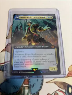 Emet-Selch, Unsundered / Hades, Sorcerer of Eld (Extended Art) -Foil MTG - Image 1