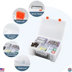 Premium Trading Card Organizer Box for 800+ Cards - 11 Deck Holders for MTG, - Image 4