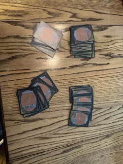Mtg Unlimited Land Art Set 15 Card Lot Magic Oldschool 1 Of Each Lp-Mp - Image 4