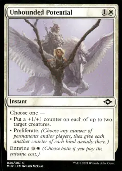 Unbounded Potential 036/303 Modern Horizons 2 MTG Magic the Gathering card - Image 1