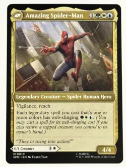 Peter Parker Marvel's Spider-Man 10 NM Magic MTG - Image 2