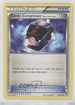 Battle Compressor - Team Flare Gear Pokemon XY Phantom Forces #92 - Image 1