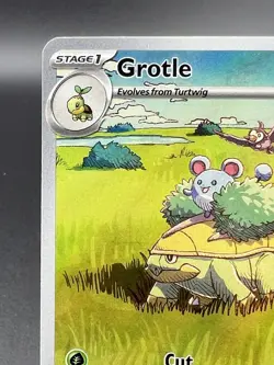 2024 POKEMON SV TEMPORAL FORCES - TEF EN #164/162 GROTLE ILLUSTRATION RARE - Image 2