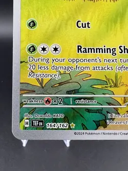 2024 POKEMON SV TEMPORAL FORCES - TEF EN #164/162 GROTLE ILLUSTRATION RARE - Image 4