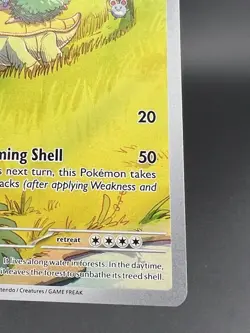 2024 POKEMON SV TEMPORAL FORCES - TEF EN #164/162 GROTLE ILLUSTRATION RARE - Image 5