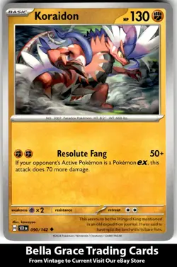 Koraidon #090/142 SV07: Stellar Crown Pokemon Uncommon - Image 1