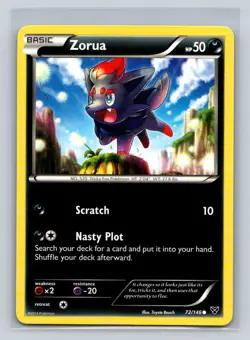 Zorua #72/146 XY Base Set Common - Pokemon Cards D46 - Image 1