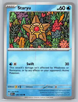 Staryu #120/165 SV: Scarlet & Violet 151 Common - Pokemon Cards D74 - Image 1