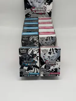 Pokemon Weisse Flammen Schwarze Blitze Booster Bundle 10 BB Display DE NEU OVP - Image 2