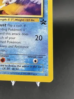 1995 Pokemon Articuno 22/53 Wotc Promo Regular - Image 5