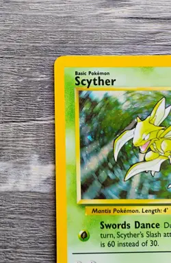 Pokemon TCG - Scyther 17/130 Base Set 2 Holo Rare WOTC - NM - Image 3