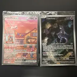 FREE SHIPPING 2 Pokemon TCG 151 UPC Promo Set Mew 053, Mewtwo 053 SEALED - Image 1