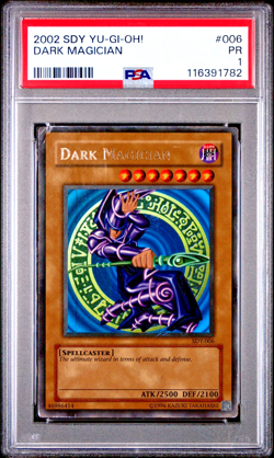 PSA 1 PR SDY-006 Dark Magician Ultra Rare 2002 Yugioh Starter Deck Yugi Original - Image 1