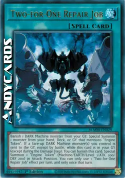 TWO-FOR-ONE REPAIR JOB • Ultra R • BLMM EN029 • 1Ed • Yugioh! • ANDYCARDS - Image 1