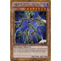 PGLD-EN002 Gimmick Puppet Magnet Doll Gold Rare Unlimited Edition NM YuGiOh TCG - Image 1