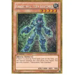 PGLD-EN003 Chronomaly Tula Guardian Gold Secret Rare UNL Edition NM YuGiOh TCG - Image 1