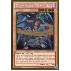 PGLD-EN040 Darkflare Dragon Gold Rare Unlimited Edition Near Mint YuGiOh TCG - Image 1