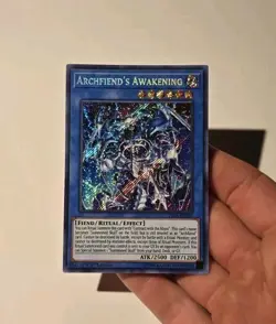 Yugioh Archfiend's Awakening FIGA-EN031 1st Edition Secret Rare NM - Image 3