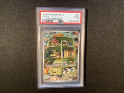 2024 POKEMON TEF EN-TEMPORAL FORCES ILLUSTRATION RARE #167 LITTEN PSA 9 - Image 1