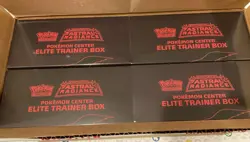 Pokemon Center Astral Radiance Elite Trainer Box Case (4 ETBs) Unsealed Case - Image 1