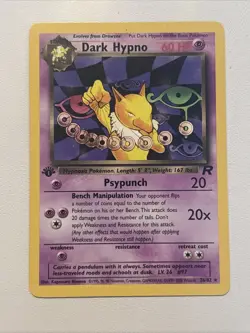 Pokemon TCG Dark Hypno Team Rocket 26/82 1st Edition Non-Holo Rare - Image 1