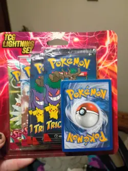 Pokemon TCG Lightning Set 2 Destined Rivals Booster Pack New Sealed Trick Packs! - Image 1