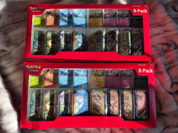 (2x) Costco Pokemon Prismatic Evolutions Mini Tins 8 Pack (16 Mini Tins) - Image 1