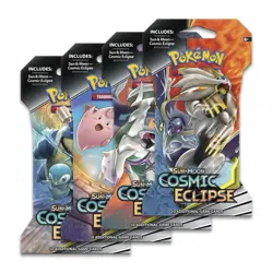 Pokemon Sun & Moon Cosmic Eclipse Sleeved booster pack (4x Booster) - Image 1