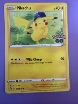 Pikachu 028/078 - Pokemon GO Holo - Pokemon TCG NM - Image 1