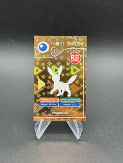 Pokemon Umbreon Gold Heart Holo Pokedex Black Edition 2024 Peru Us Seller - Image 2