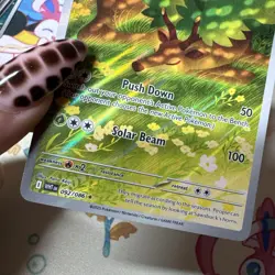 Pokemon TCG White Flare Sawsbuck 092/086 Illustration Rare Full Art Holo - Image 3