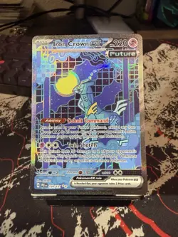 Iron Crown EX 158/131 SIR Pokemon S&V Prismatic Evolutions NM - Image 1