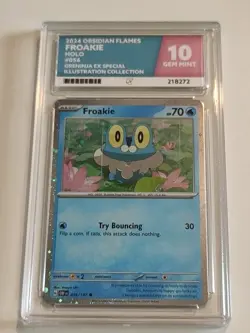 Froakie Cosmos Holo Foil 056/197 2023 Pokemon Shrouded Fable ACE 10 Holo Swirl🍥 - Image 1