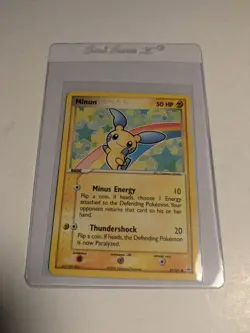 Pokemon TCG: Vintage 2004 Minun Ex Hidden Legends 67/101 LP- See Pics - Image 1