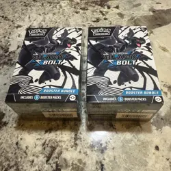 Pokemon TCG Scarlet & Violet Black Bolt Factory Sealed Booster Bundle Box x2 New - Image 1
