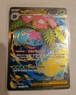 Mega Venusaur Ex 155/132 - Pokemon TCG: Mega Evolution NEAR MINT! - Image 1