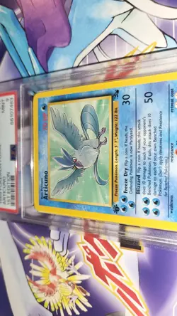Pokemon 1st Edition Articuno Fossil Set 17/62 PSA 9 - Image 3