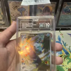 Pokemon Oshawott White Flare Art Rare Japanese 102/086 TAG 10 Gem Mint - Image 3