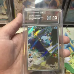 Pokemon Oshawott White Flare Art Rare Japanese 102/086 TAG 10 Gem Mint - Image 4