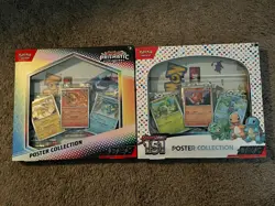 2x Pokemon TCG Scarlet & Violet 151 + Prismatic Poster Collections NEW/SEALED 820650853166 - Image 1