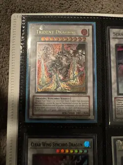 Yugioh Trident Dragion RGBT-EN043 Ultimate Rare LP - Image 1