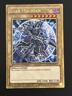 Yu-Gi-Oh! TCG Dark Magician (Gold Secret Rare) MVP1-ENGV3 Limited Edition LP - Image 1