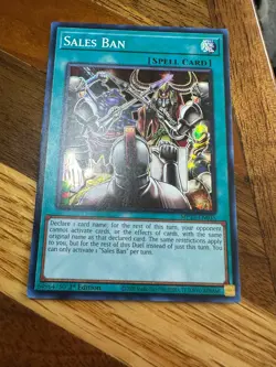 Sales Ban MP23-EN035 1st Edition Super Rare LP + BONUS - Image 1