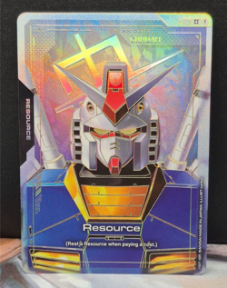 Resource R-002 C++ Gundam Newtype Rising RX-78-2 Alt Art Foil Holo Card Game NM - Image 1