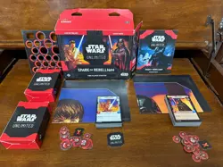 Star Wars Unlimited Spark of Rebellion Card Game 2-Player Starter 100% COMPLETE - Image 1