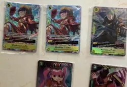 One Piece Card Game Lot Of 6 Sealed Promo Cards.. Luffy And More - Image 1