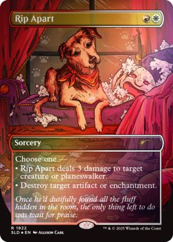 Mtg Magic Card Secret Lair Dogs are better than Cats Sealed FOIL - Image 3