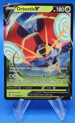 Orbeetle V 020/185 - Vivid Voltage - Ultra Rare Holo Pokemon Card Near Mint - Image 1