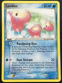 LUVDISC 14/17 POP SERIES 2 Pokemon PROMO Card NM-MT - Image 1